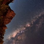 Milky Way photo on its side